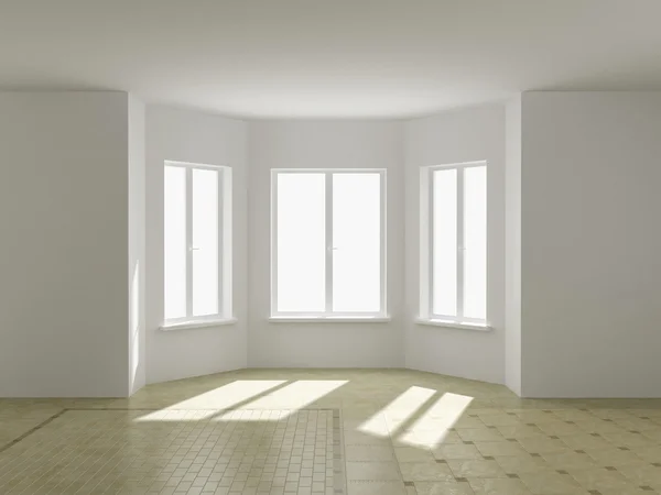 Render empty interior — Stockfoto