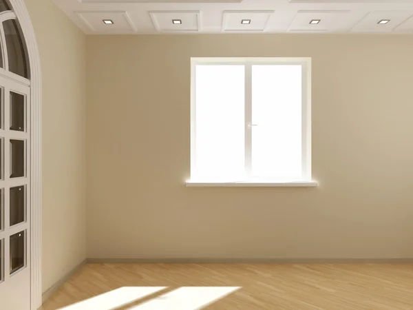 Render empty interior — Stockfoto