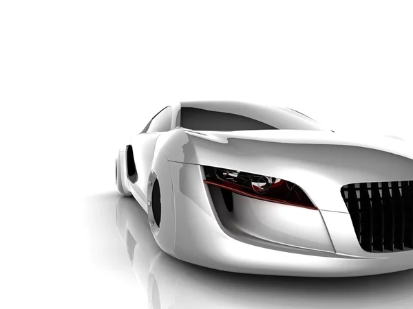 Rendering isolated car — Stock Photo, Image