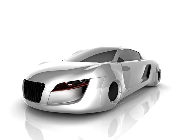 Rendering isolated car — Stock Photo, Image