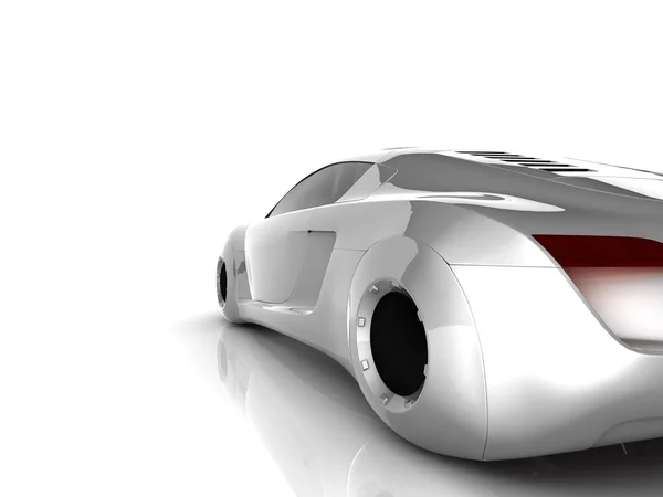 Rendering isolated car — 图库照片