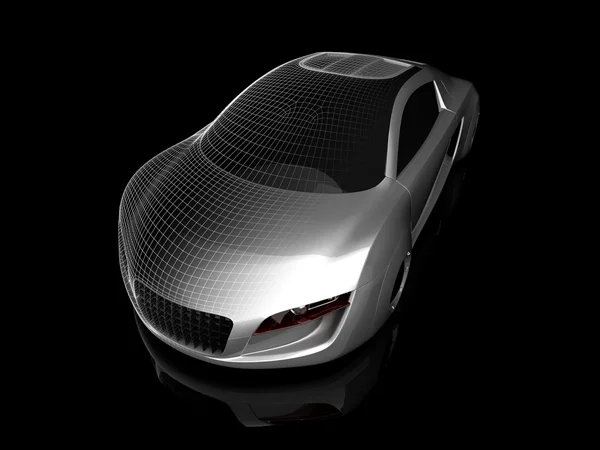 Rendering isolated car — 스톡 사진