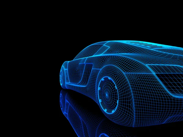 rendering isolated car