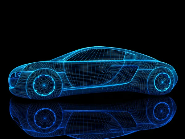 rendering isolated car