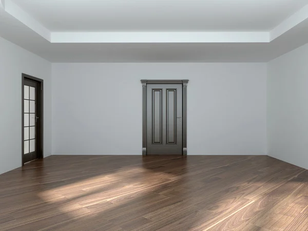 Render empty interior — 图库照片