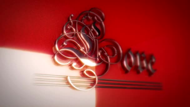 Le mot amour écrit dans un style rétro 