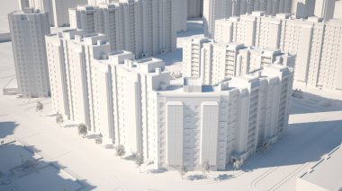 binaların kavramsal görüntü
