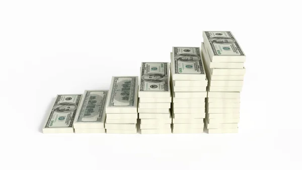 Conceptual image of dollars — Stock Photo, Image