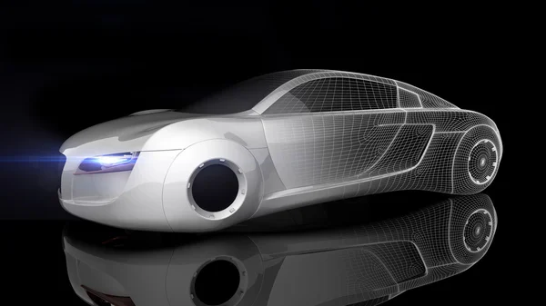 Bil från framtiden — Stockfoto