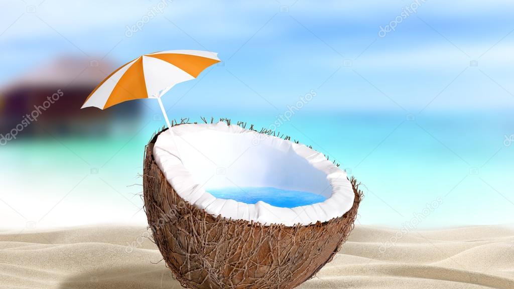 chopped coconut