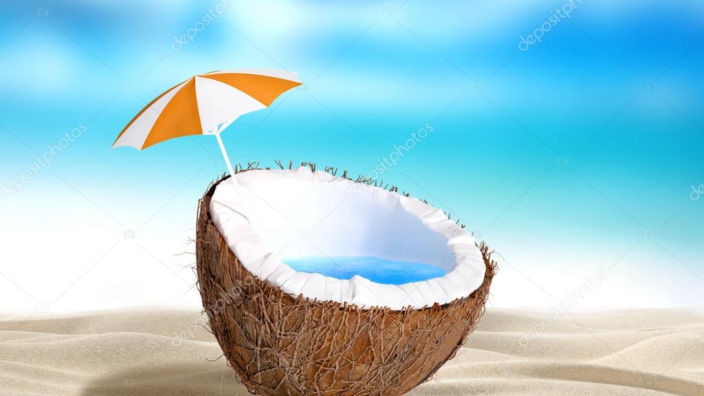 chopped coconut