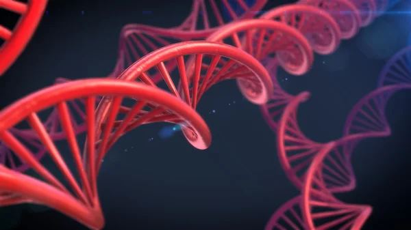 Молекулы ДНК — стоковое фото