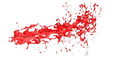 renkli boya sıçraması