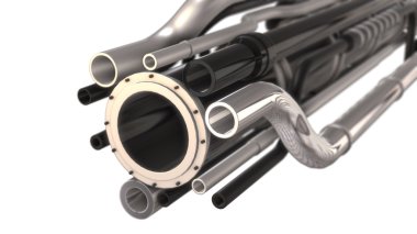 izole metal borular