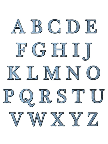 Алфавитные буквы — стоковое фото