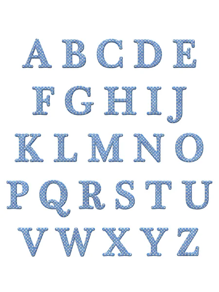 Алфавитные буквы — стоковое фото