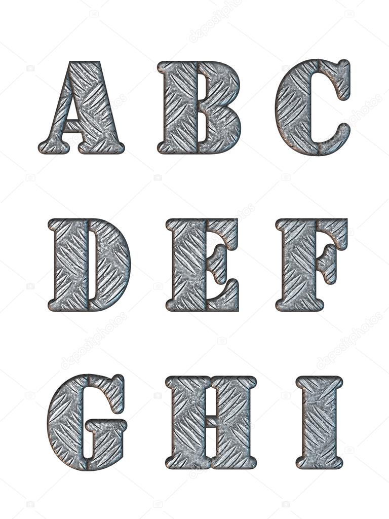 Letras del alfabeto 3D Ilustración de archivo de ©elsar77 #90709596