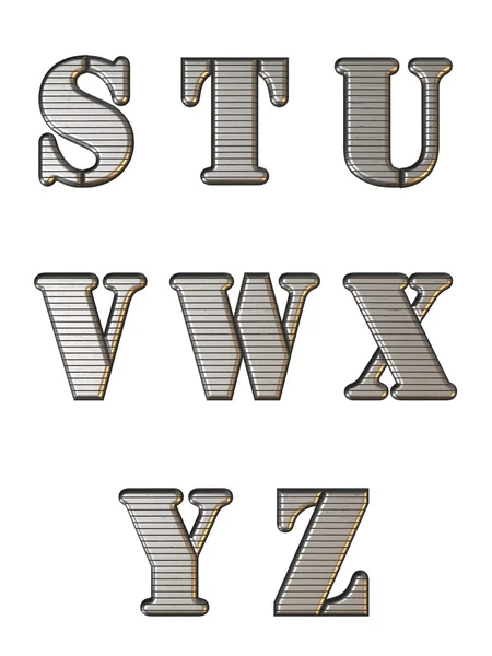 Alfabet litery 3d — Zdjęcie stockowe