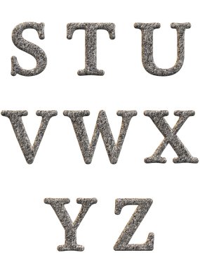 3d alfabesi harfleri