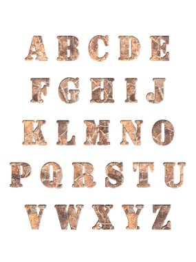 3d alfabesi harfleri