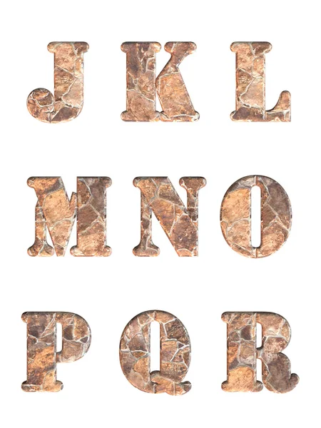 Letras del alfabeto 3D — Foto de Stock
