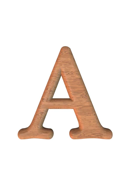 알파벳 문자 3d — 스톡 사진