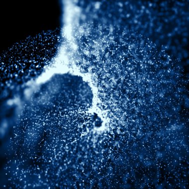 Soyut dairesel bokeh arkaplanı