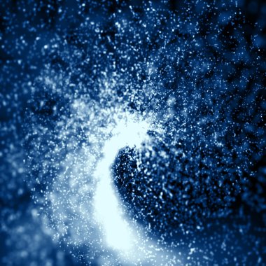 Soyut dairesel bokeh arkaplanı