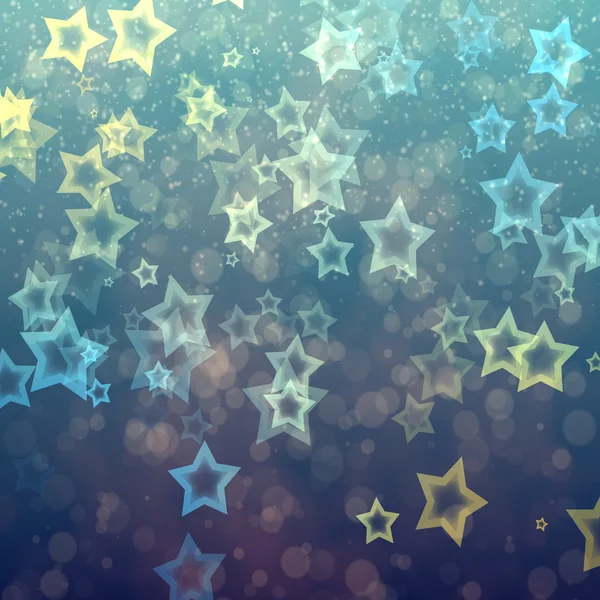 Estrellas abstractas de fondo bokeh — Foto de Stock
