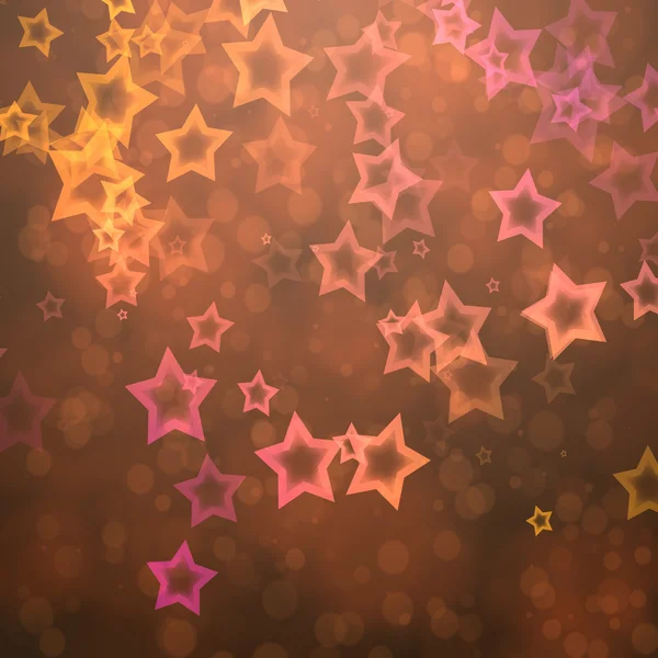 散景背景抽象的星星 — 图库照片