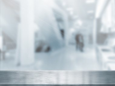 Dessus de table et flou intérieur