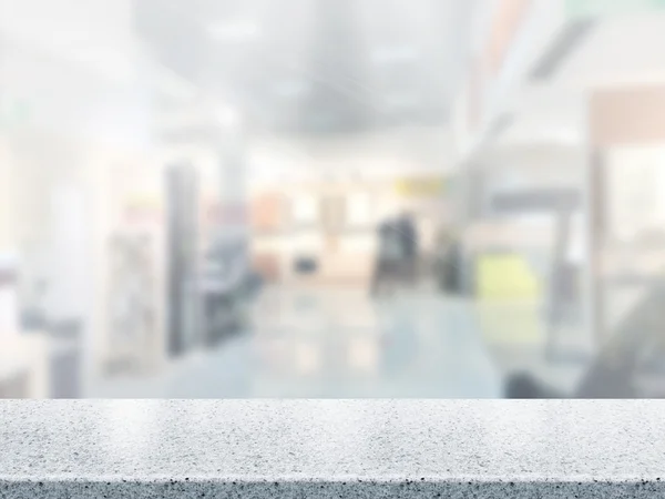 Dessus de table et flou intérieur