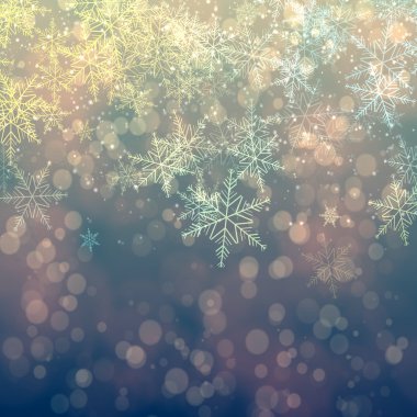 Noel kar taneleri arka plan