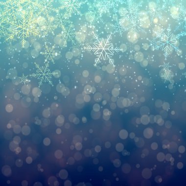 Noel kar taneleri arka plan