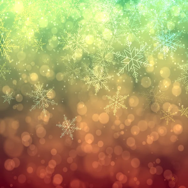 Фон рождественских снежинок — стоковое фото