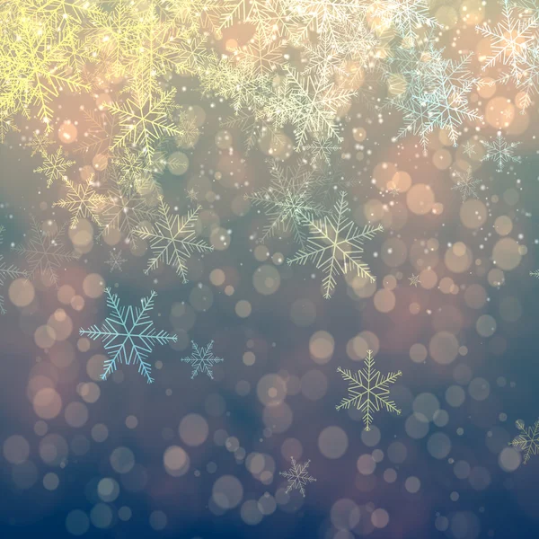 Kerstmis sneeuwvlokken achtergrond — Stockfoto