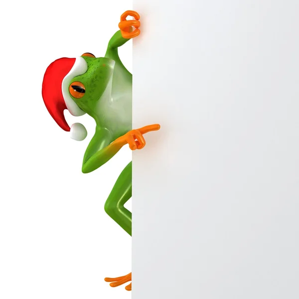 Tropischer Weihnachtsfrosch — Stockfoto