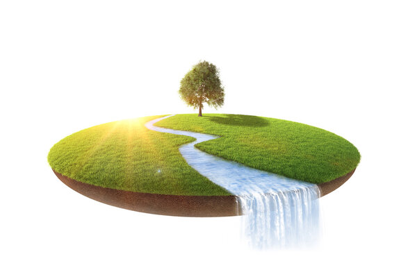 Крест на маленьком острове
