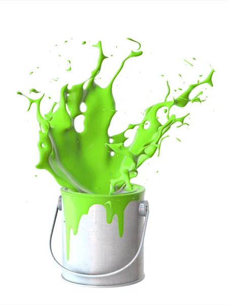 Beautiful splash of paint — Stock Photo, Image