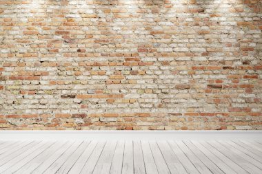 Boş parlak iç. 3D render