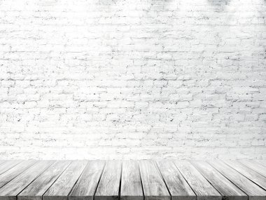 Boş parlak iç. 3D render