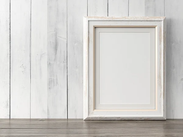 Lege moderne stijl frame, 3d render — Stockfoto
