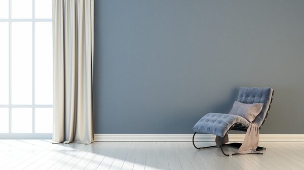 Modern bright interior. 3D render