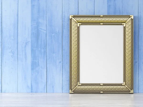 Lege moderne stijl frame, 3d render — Stockfoto