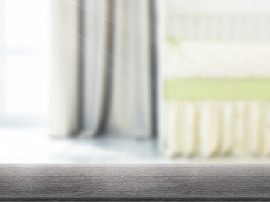 Dessus de table et flou intérieur