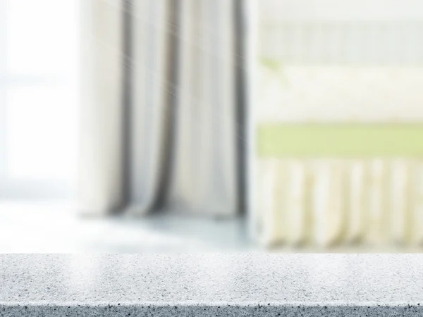 Dessus de table et flou intérieur