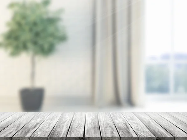 Dessus de table et flou intérieur