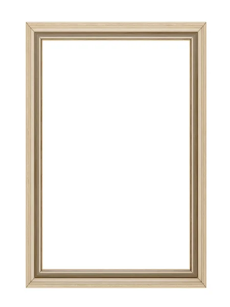 Wooden frame isolated — Stock Photo, Image