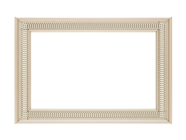 Wooden frame isolated — Stock Photo, Image