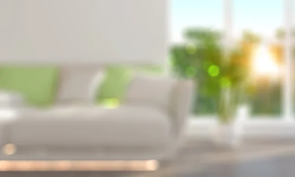 Sala de estar desfocada 3D render — Fotografia de Stock